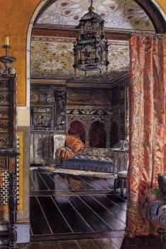 Sir Lawrence Alma-Tadema : The Drawing Room at Townshend House